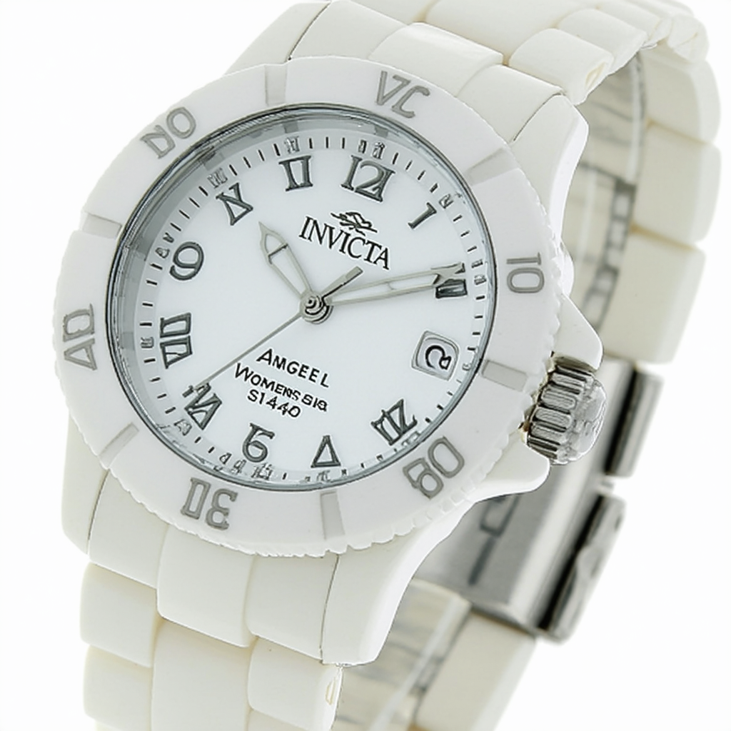Invicta Women's 14746 Angel Analog Display Swiss Quartz White Watch