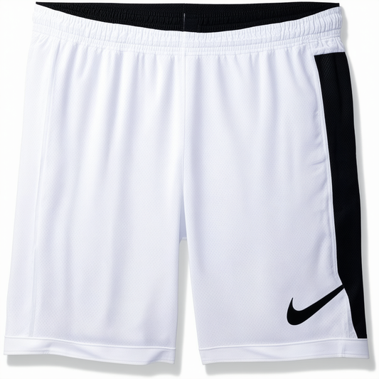 Nike Men's Court Dry 9" Short (White/Black, X-Large)
