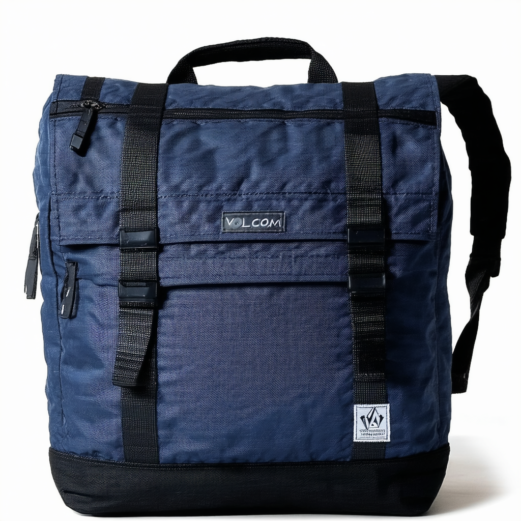 Volcom Men's Basis Polyester Backpack, Dark Navy, One Size