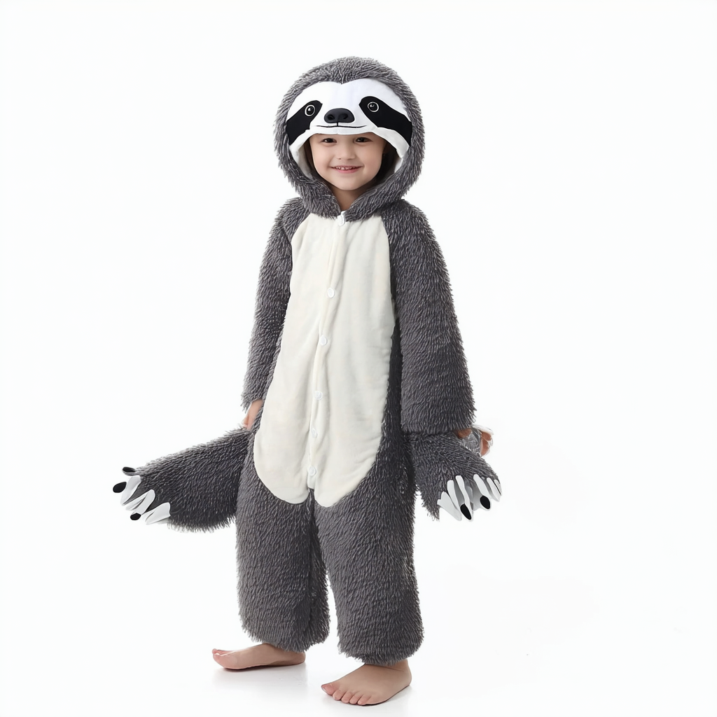 Forum Ride-On Sloth Costume, Grey, One Size