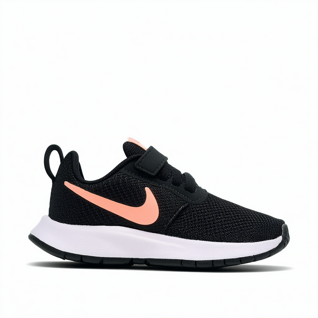 Nike Kids Star Runner 2 (TDV) Sneaker, Black/Sunset Pulse-Black-White, 4C Toddler US Toddler