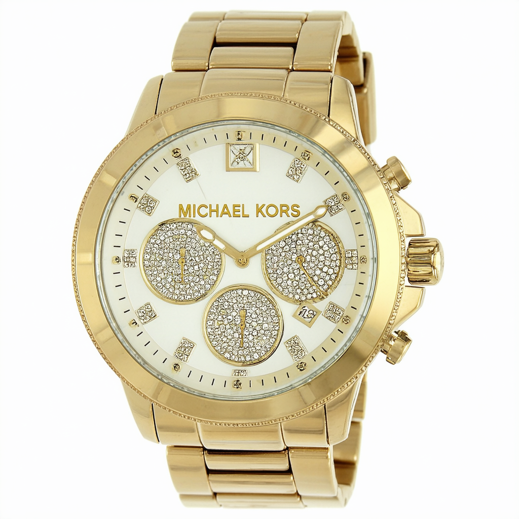Michael Kors Women's Delaney Stainless Steel Crystal Watch - Gold