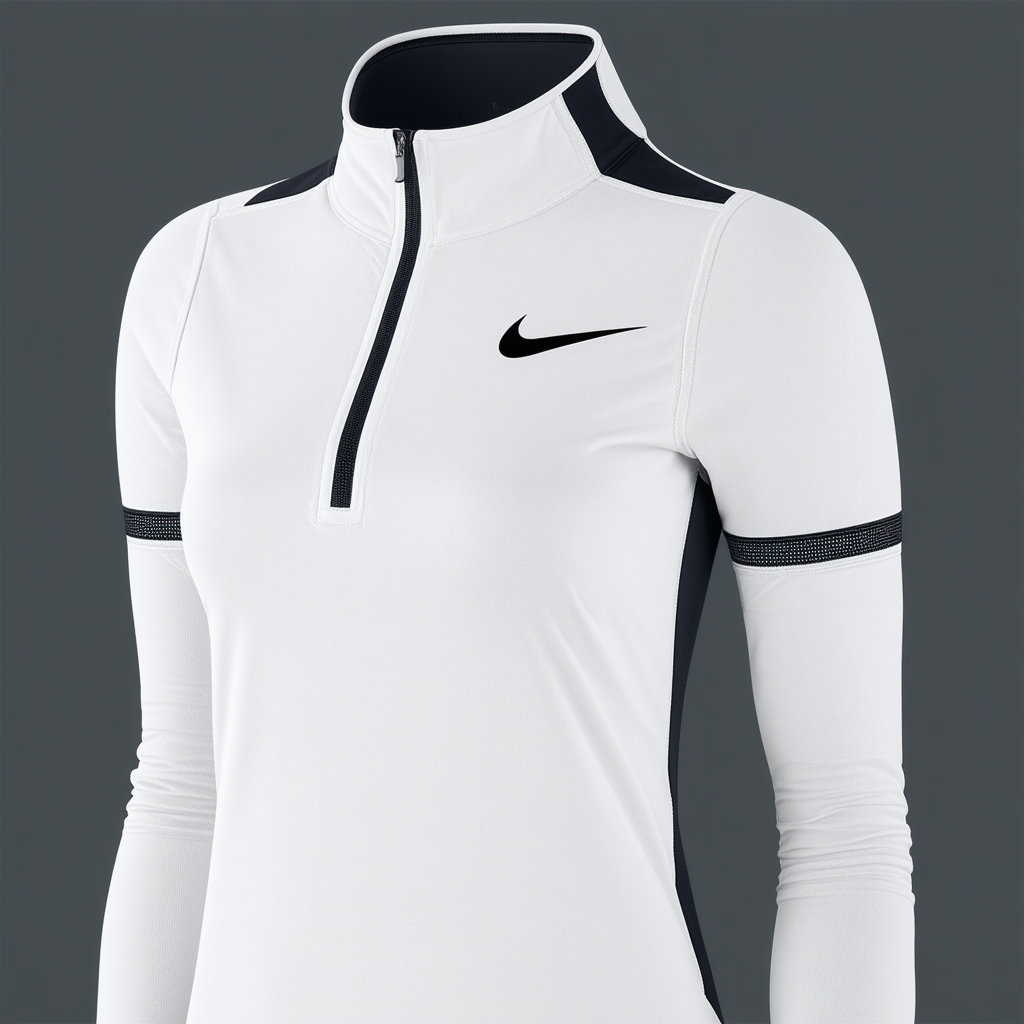NIKE Women's Thermal Half-Zip Golf Top