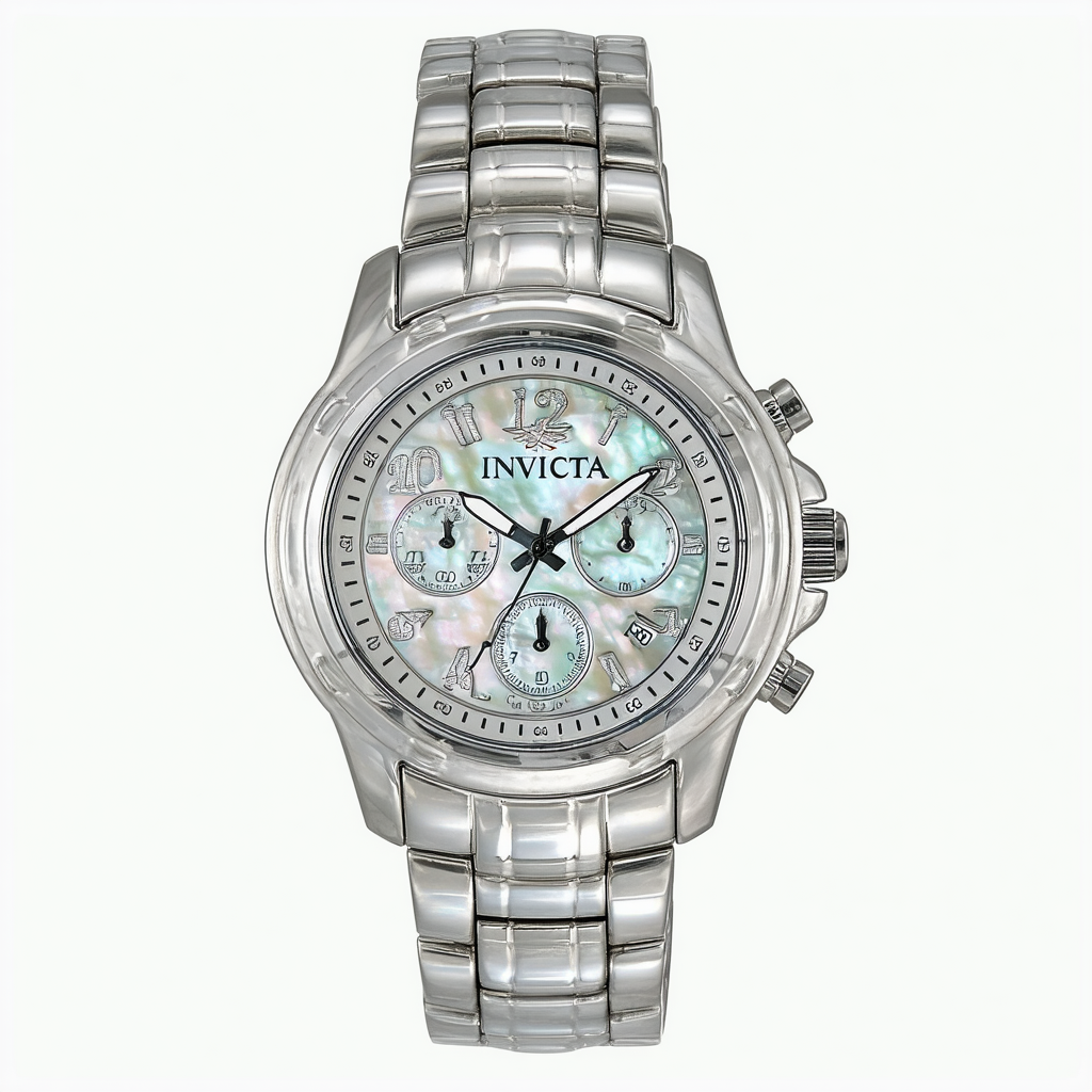 Invicta Women's 1777 Wildflower Mother-Of-Pearl Dial Stainless Steel Watch