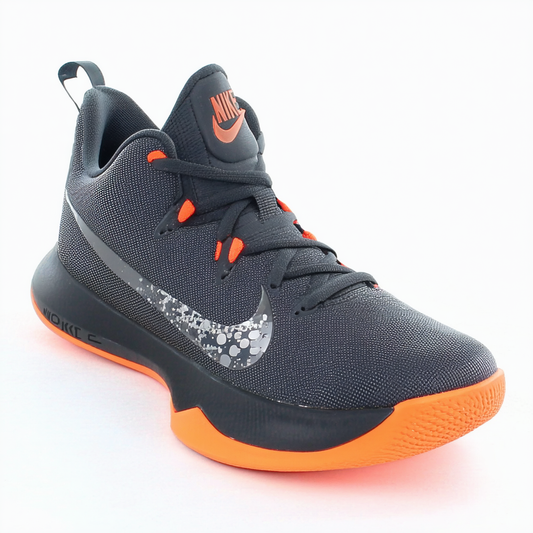 NIKE Kids KD Trey 5 III (GS) Anthracite Total Orange Team Reflective Silver Basketball Sneakers