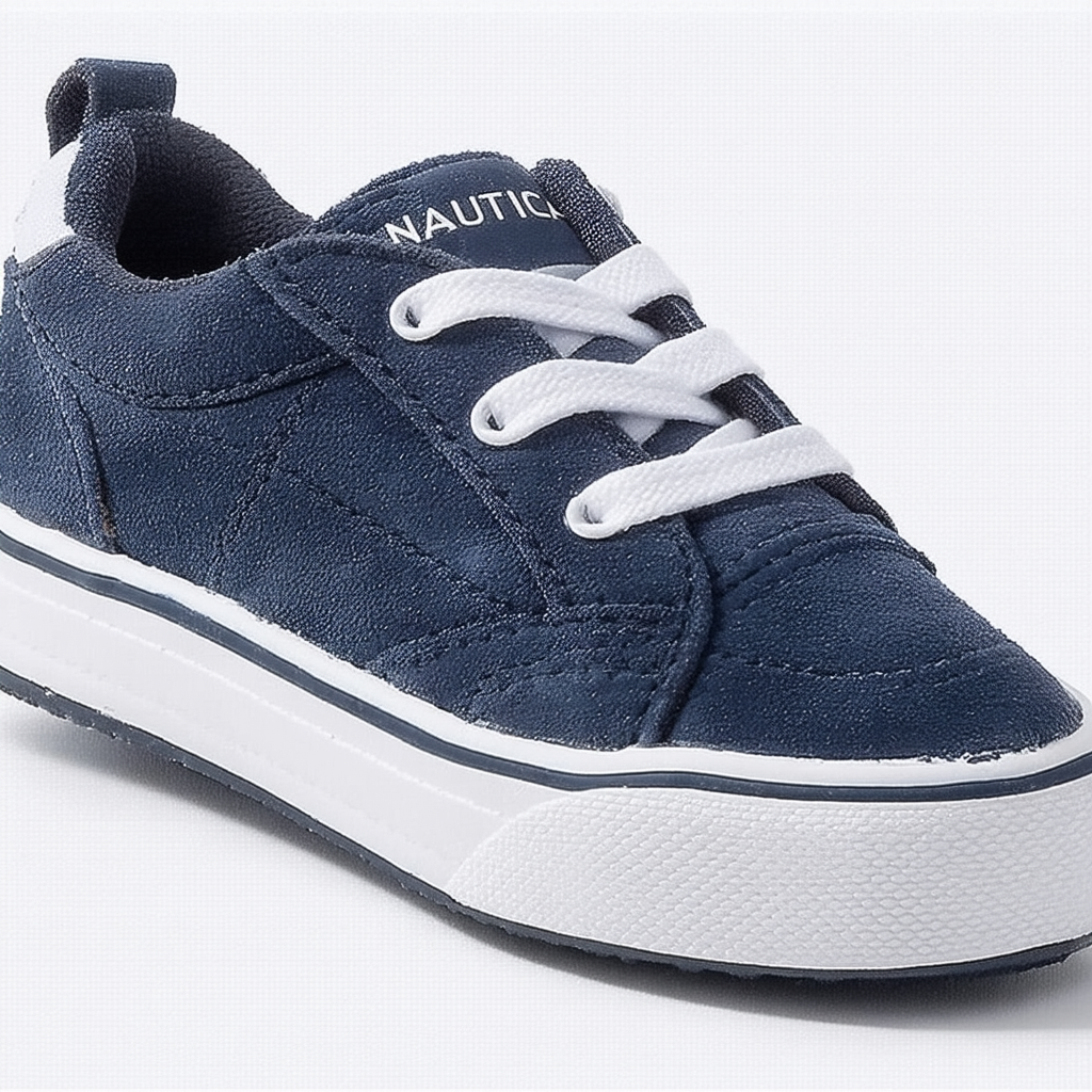 Nautica Unisex-Child Hull Suede Sneaker