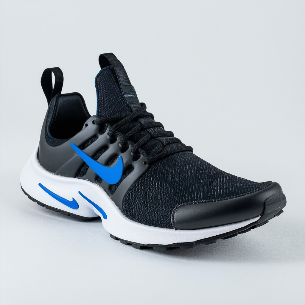 Nike Men's Air Presto Essential Black/Blue Jay 848187-016 (Size: 12)