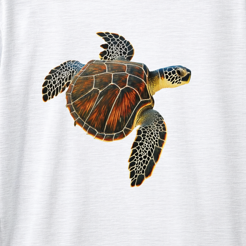 The Mountain Aquatic Friends Sea Turtle Collage Mens T-shirt XL