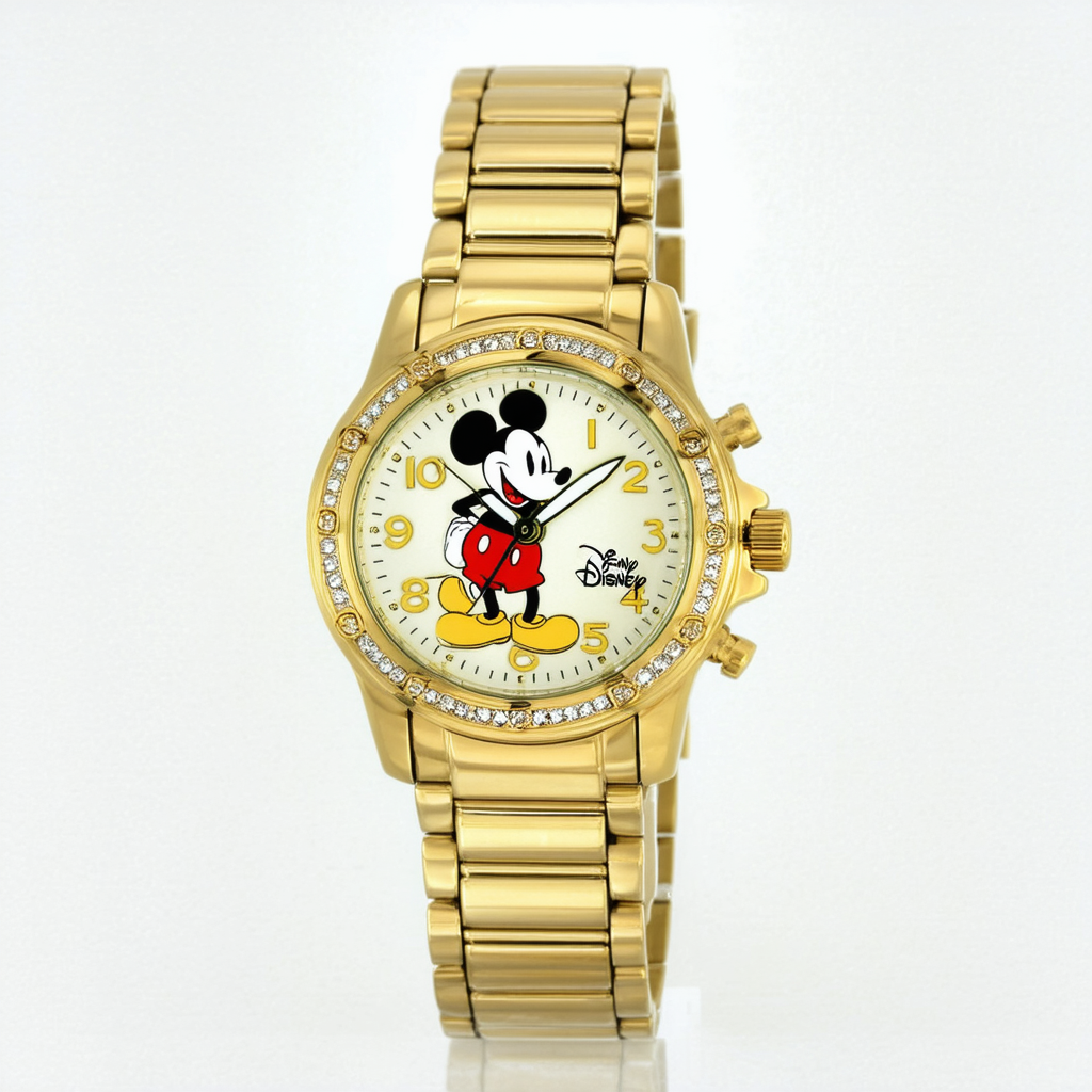 Invicta Ladies Disney Limited Edition Mickey Mouse Quartz Watch, Gold (27291)