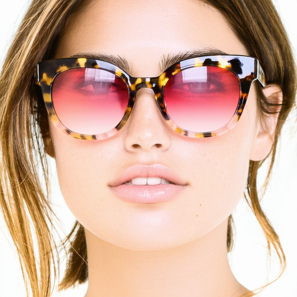 Michael Kors Kauai Sunglasses MK6004 300413 Tortoise/Pink/Yellow Brown Gradient 59 17 135