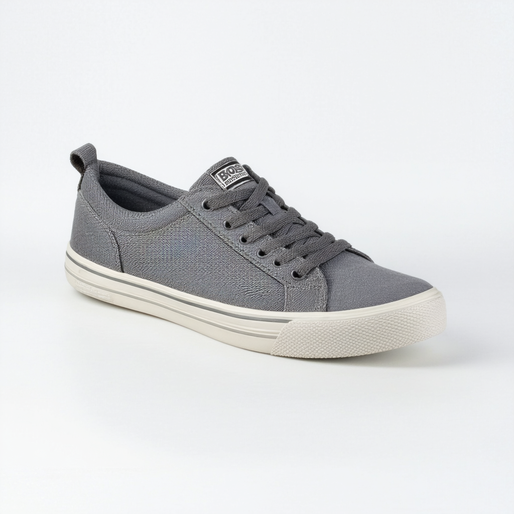BOBS from Skechers Women's Le Club Brentwood Fashion Sneaker,Gray,6 M US