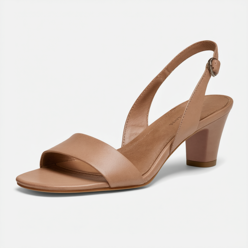 Naturalizer Womens Vanity Open Toe Slip On Slingback Heels