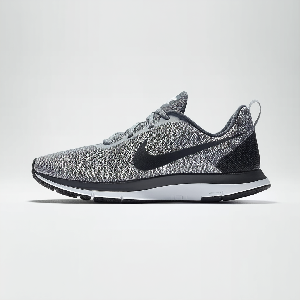 Nike Mens Flex Fury 2 Wolf Grey/Black/Drk Gry/Cl Gry Running Shoe 10