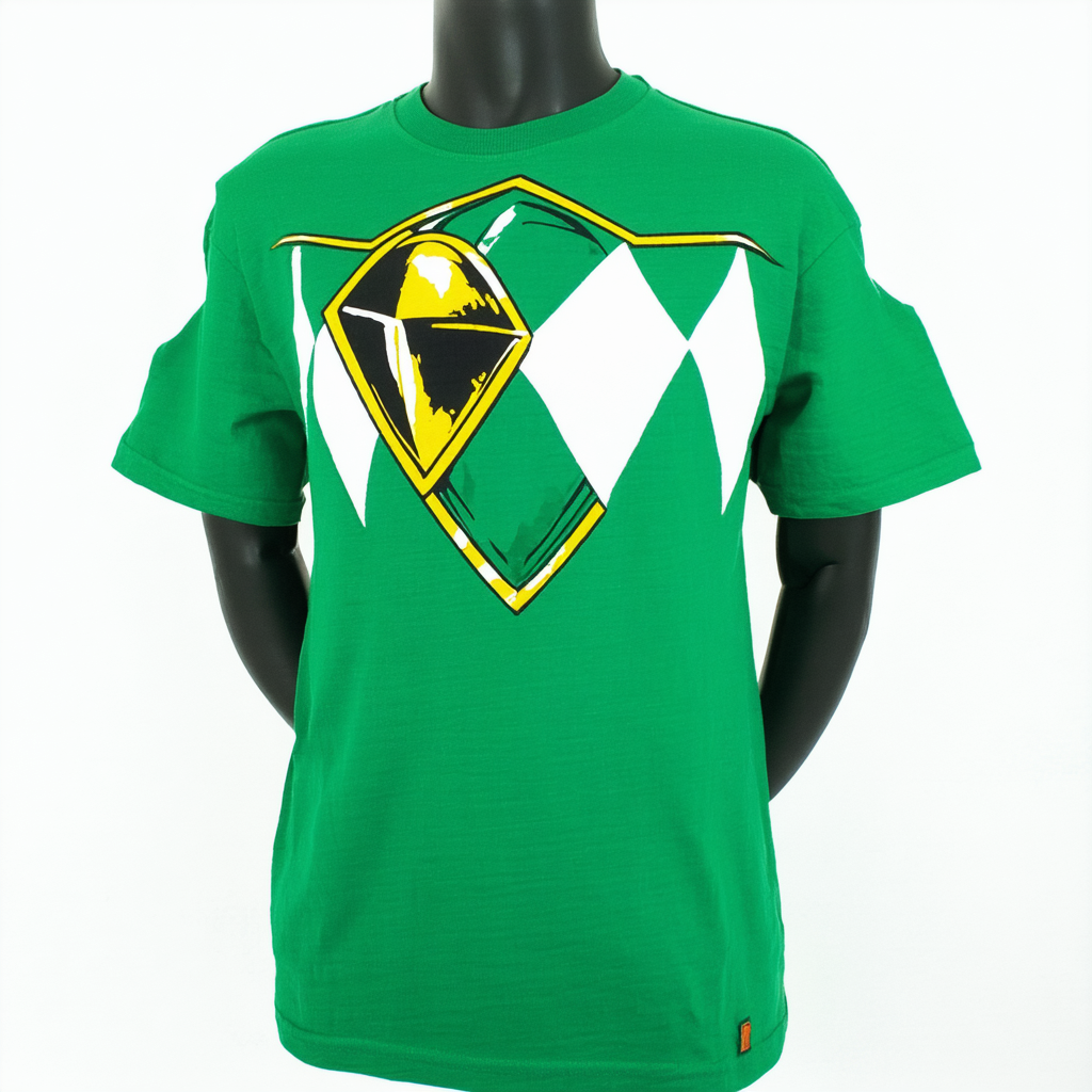 Mighty Morphin Power Rangers Green Ranger Licensed Adult T-Shirt