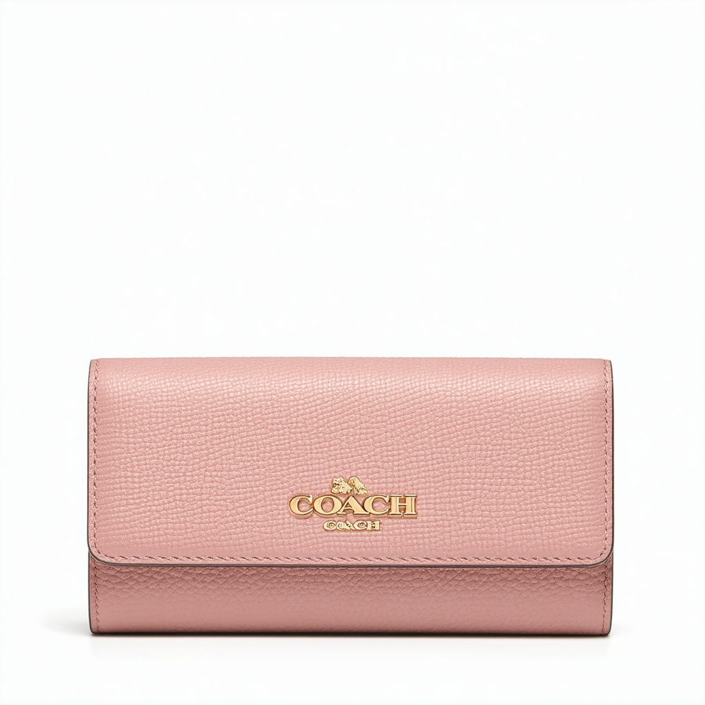 COACH WOMENS TRIFOLD WALLET 79868 LIGHT BLUSH