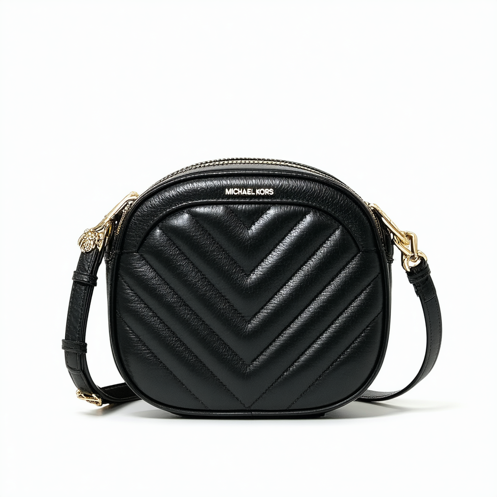 Michael Kors Vivianne Canteen Quilted Leather Crossbody Bag