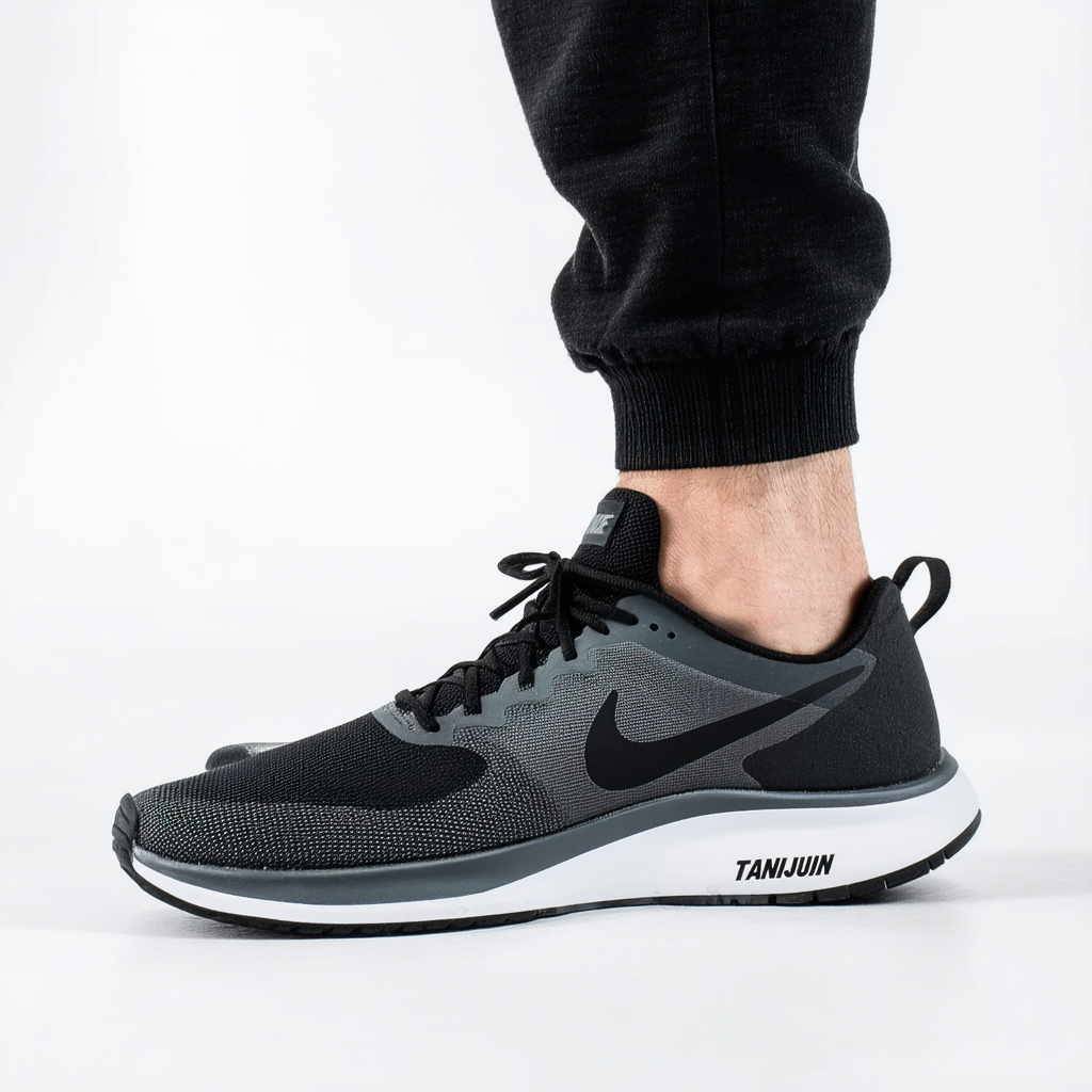 Nike Men's Tanjun Running Shoes, Black/Anthracite/Black, 6.5 M US