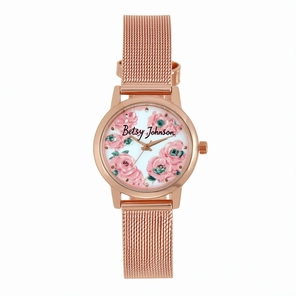 Betsey Johnson Women's BJ00539-02 Rose Gold Watch