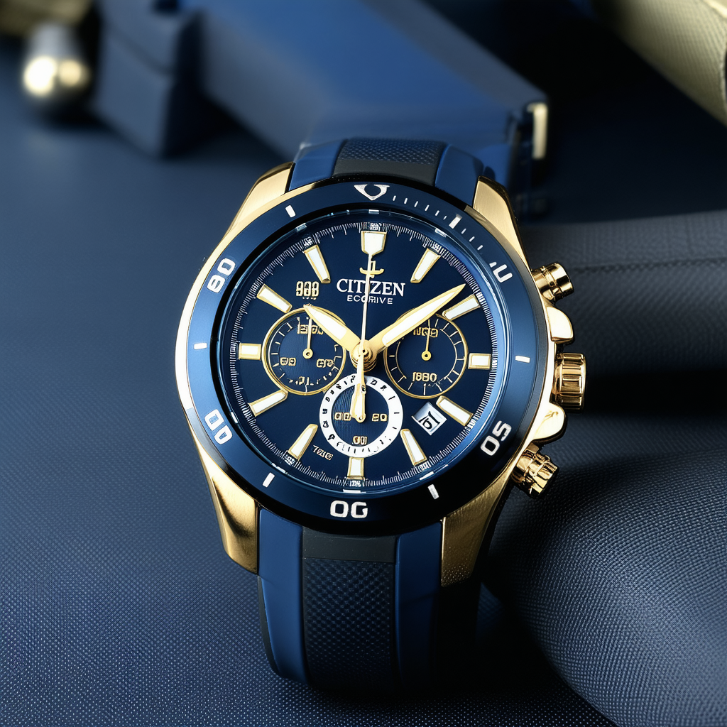 Citizen Men's JY0064-00L Eco-Drive Blue Angels Skyhawk A-T Chronograph Rubber Strap Watch