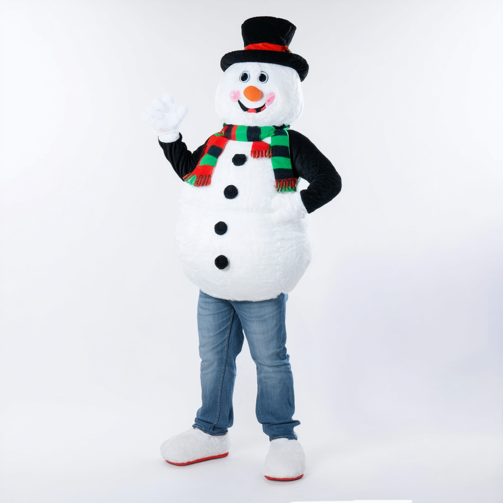 Forum Novelties Men's Plush Snowman Mascot Costume