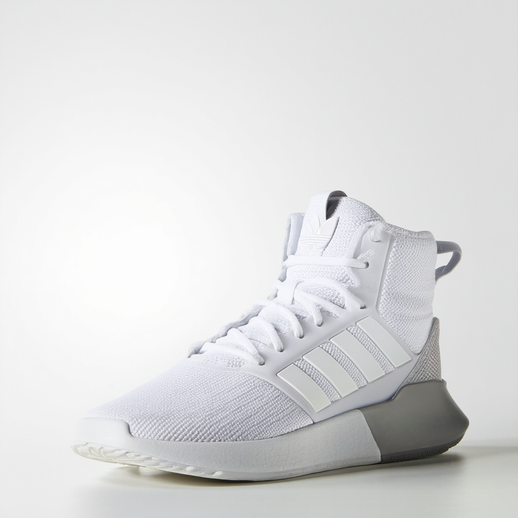 adidas Mens Veritas Mid Skate Sneakers Shoes Casual - White - Size 7.5 D