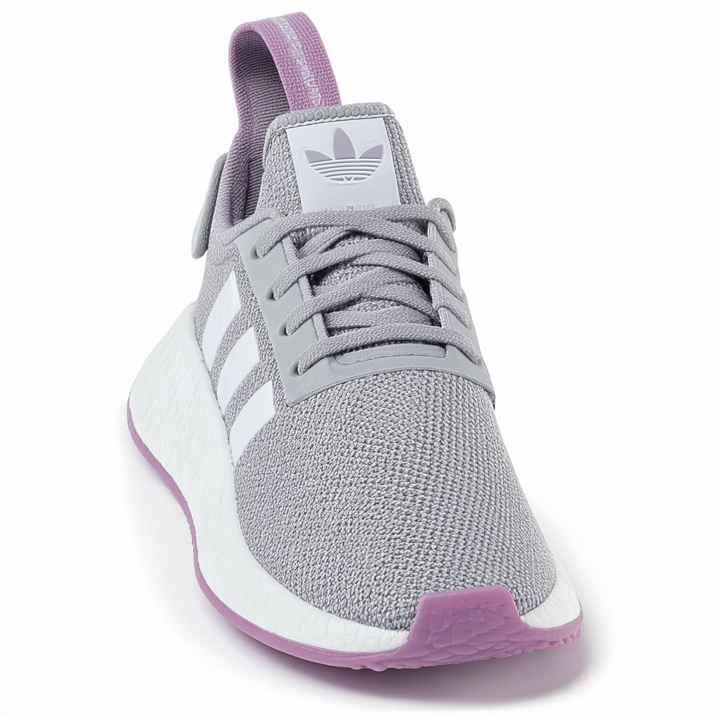 adidas Boys' X_PLR J, Grey /Orchid Tint/White, 4 M US Big Kid