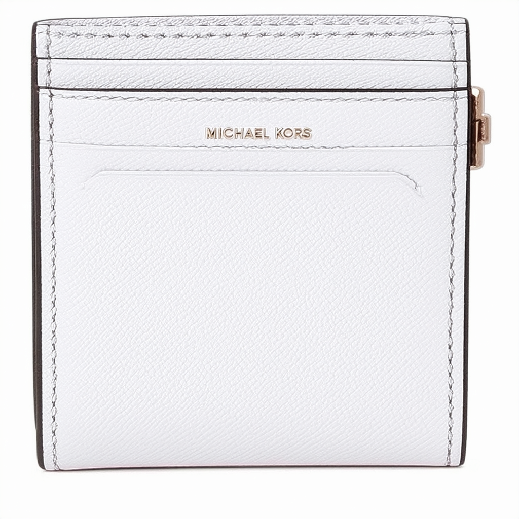 Michael Kors Jet Set Women's Travel Large Coin Wallet White
