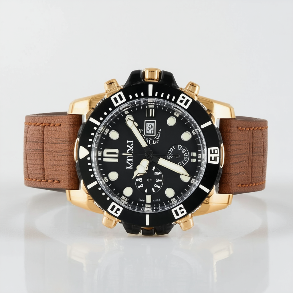 Invicta Men's 17580 Pro Diver Analog Display Japanese Quartz Brown Watch