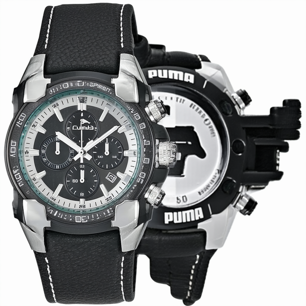 PUMA Men's PU101001002 Motor Sport Collection Top Race Chronograph Watch