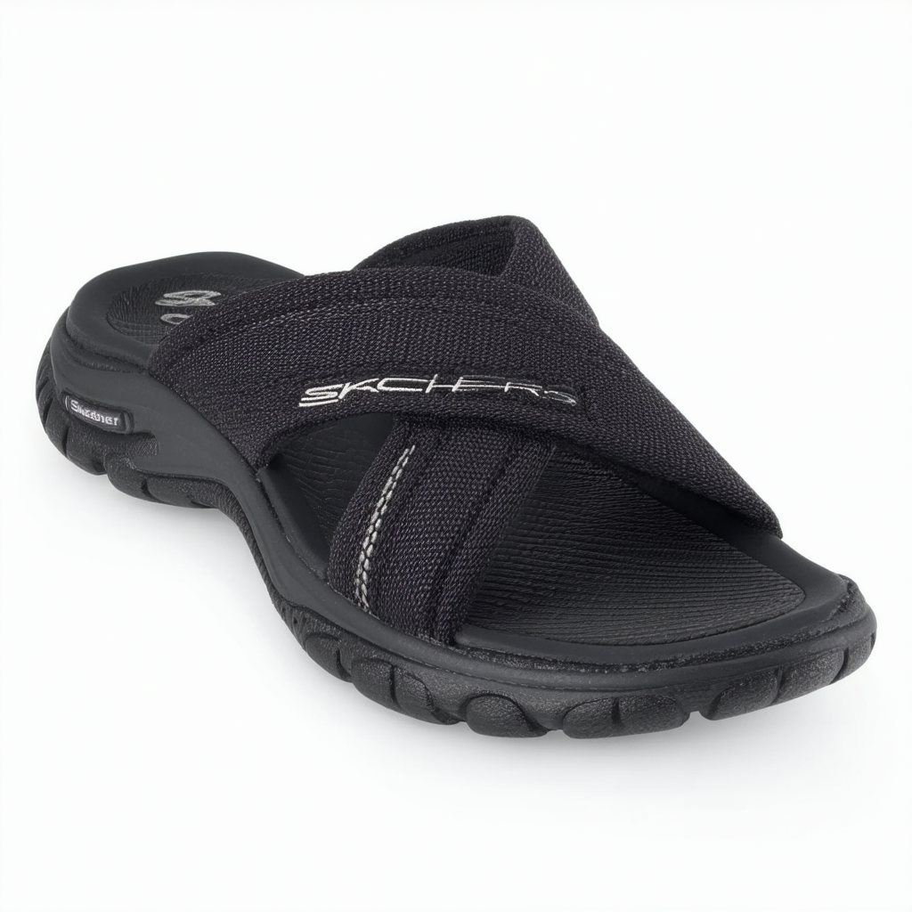 Skechers Women's Rumbler Wave-New Lassie Slide Sandal