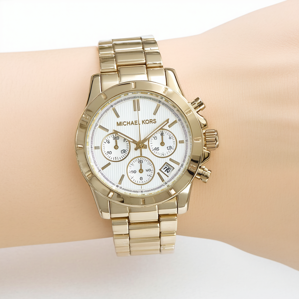 Michael Kors MK5669 Uptown Glam Layton Chronograph Watch