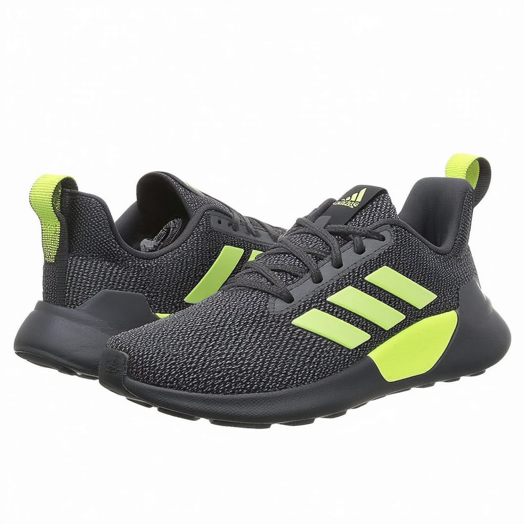 adidas Kids' Fortarun,Dark Grey Heather/Electricity/black,12 M US Little Kid