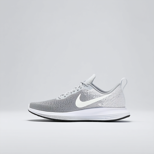 Nike Lunarstelos Running Shoes Pure Platinum Grey White 844591 002 Size 10.5