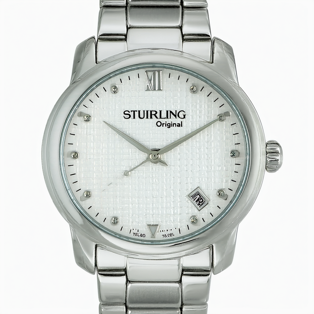 Stuhrling Original Women's 750L.02 Classic Ciara Analog Display Swiss Quartz Silver Watch