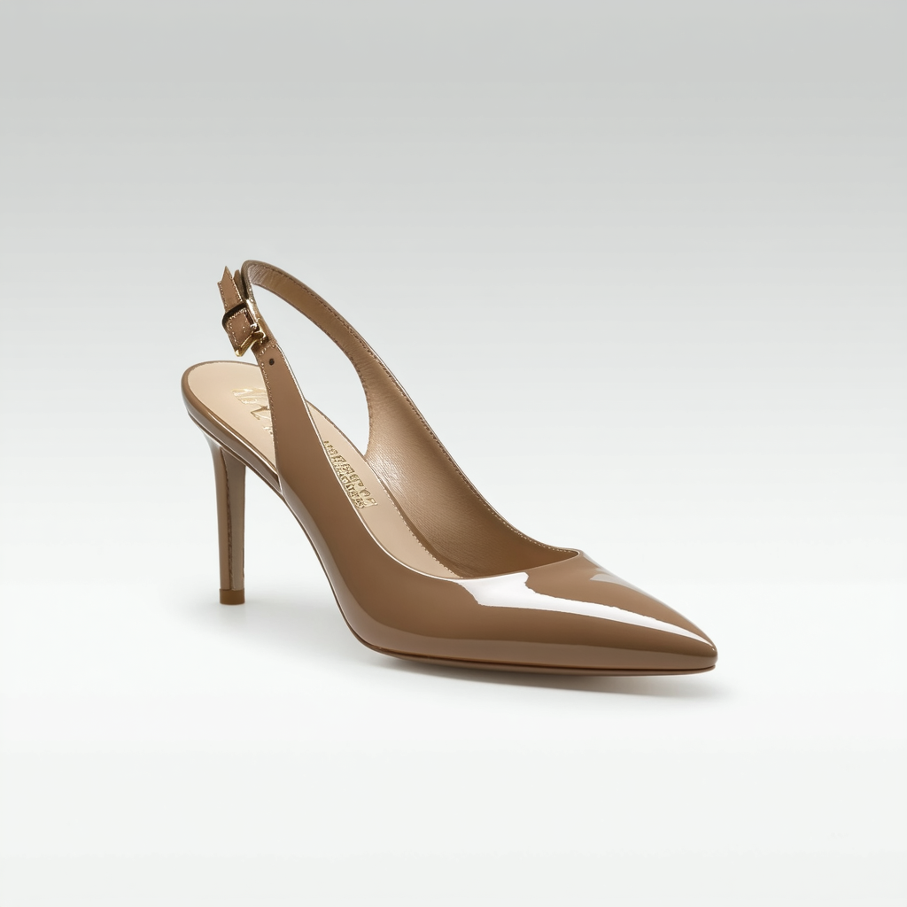 Michael Michael Kors Women's York Slingback Pump,Nude Patent,10 M US