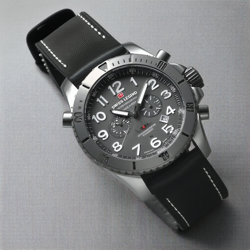 Swiss Legend Men's 22827-GM-014 SL Pilot Charcoal Grey Dial GMT Watch