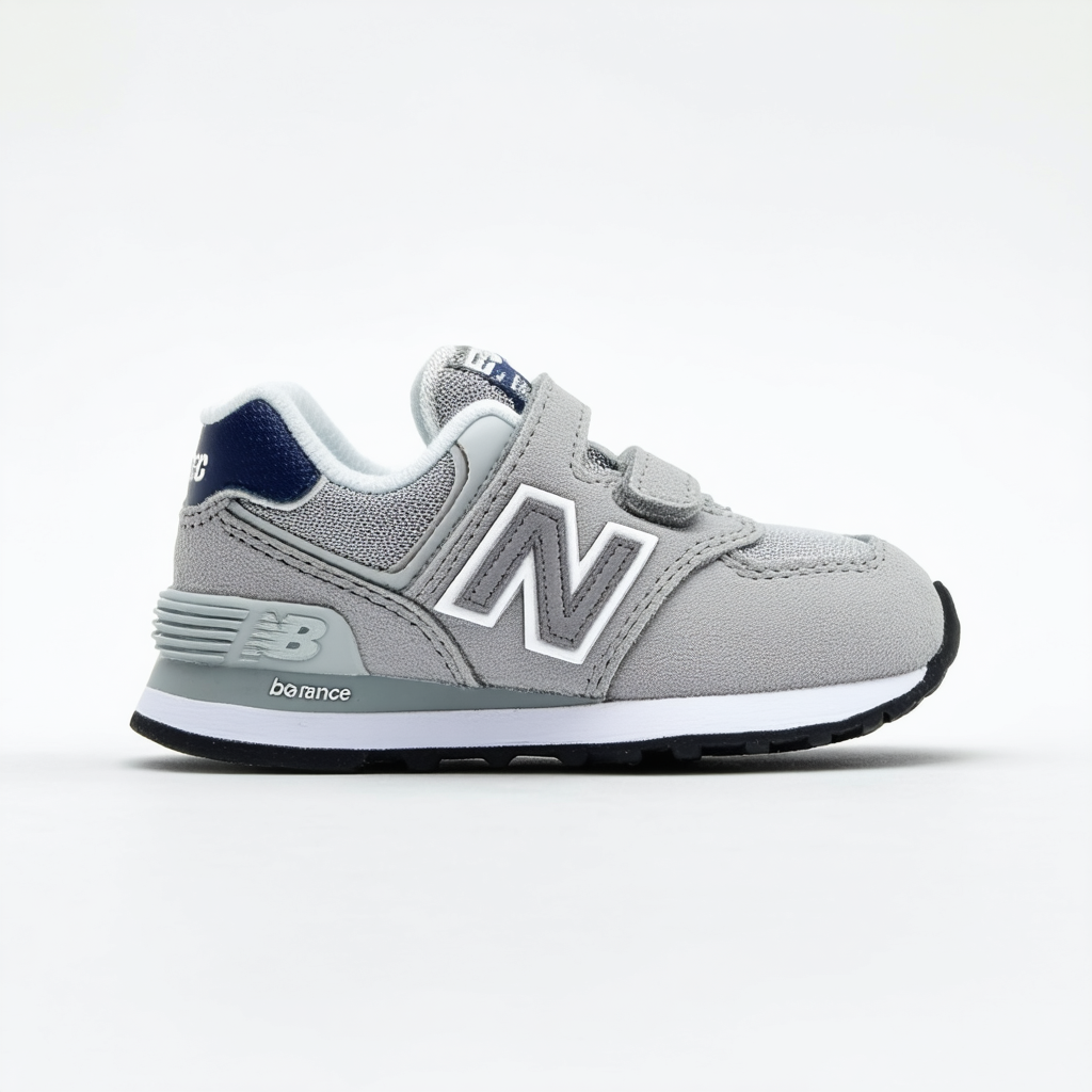 New Balance Unisex-Child 574 V1 Hook & Loop Sneaker