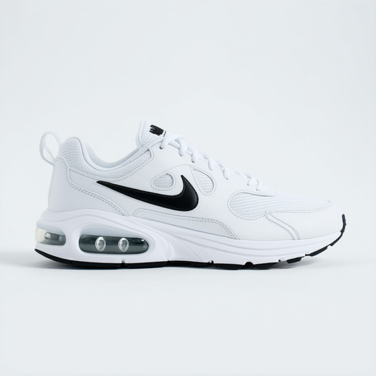 Nike Men's Air Max Essential Running Shoe, White/Black, 9.5 D(M) US