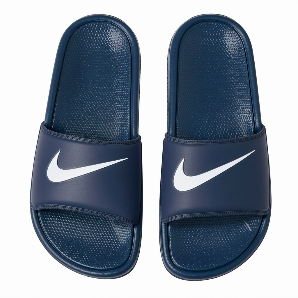 NIKE Men's Kawa Adjustable Slide Sandals Obsidian/Blue