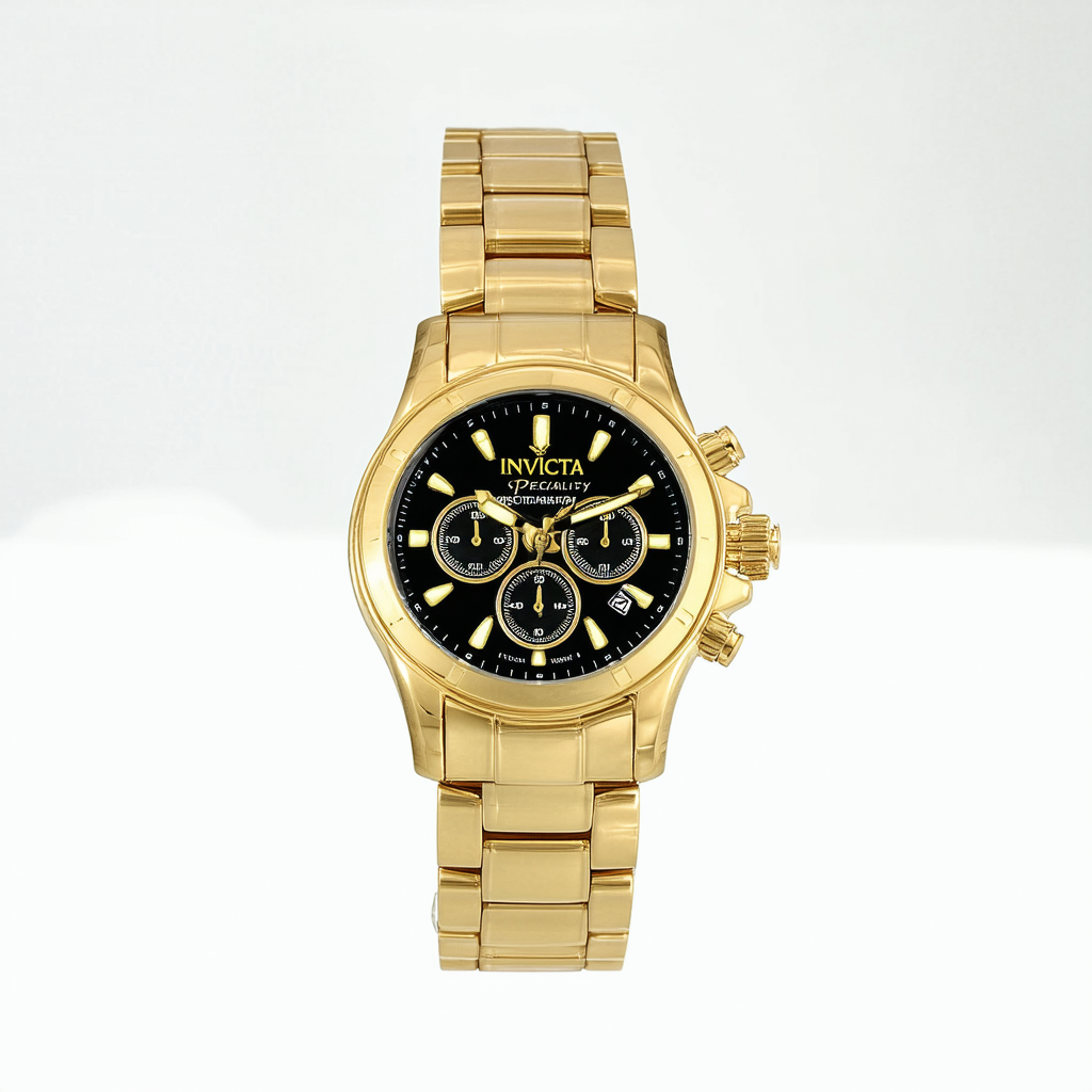 Invicta Men's 11293 "Specialty" 18k Gold Ion-Plated Watch