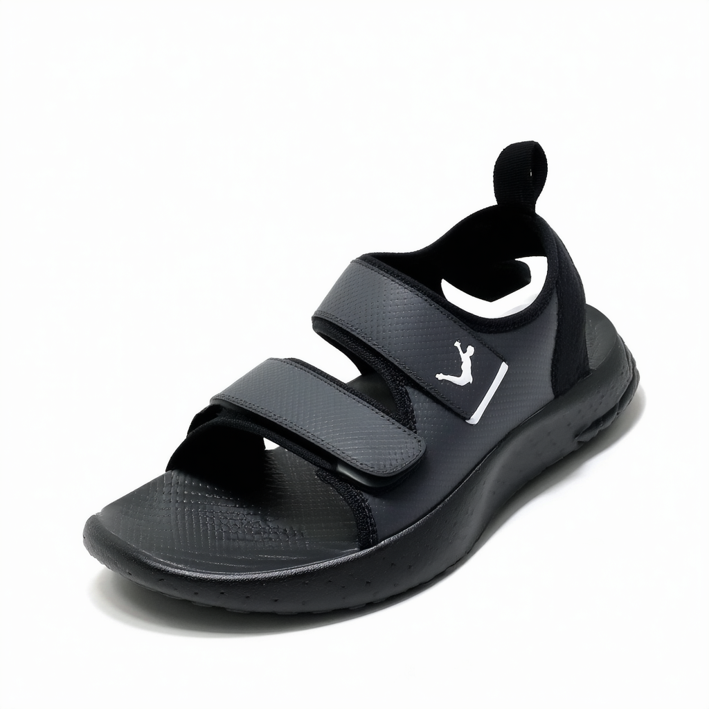 Nike Men's NIKE JORDAN HYDRO 2 ANTHRACITE SANDALS 10 Men US (ANTHRACITE/MTLC PLTNM/GYM RD)