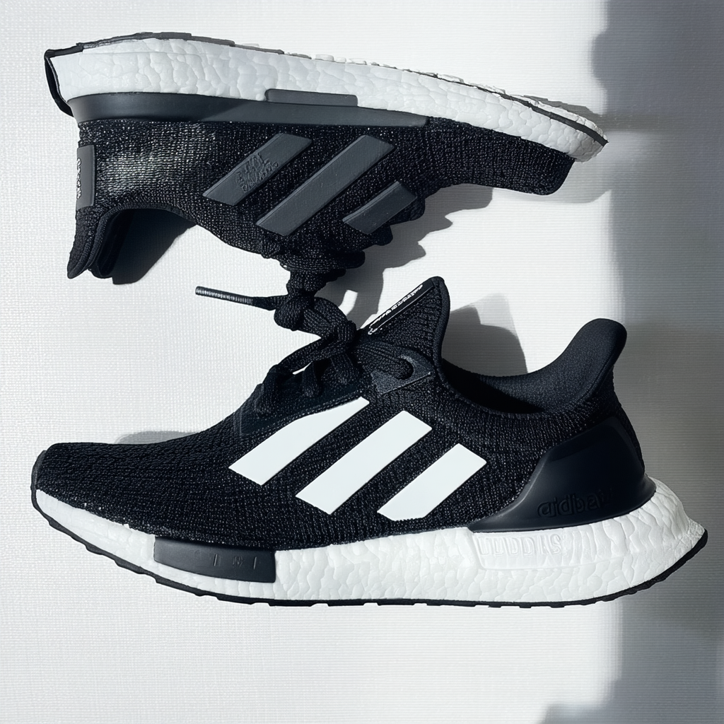 adidas womens Af6323 fashion sneakers, Core Black Core Black Running White, 7.5 US