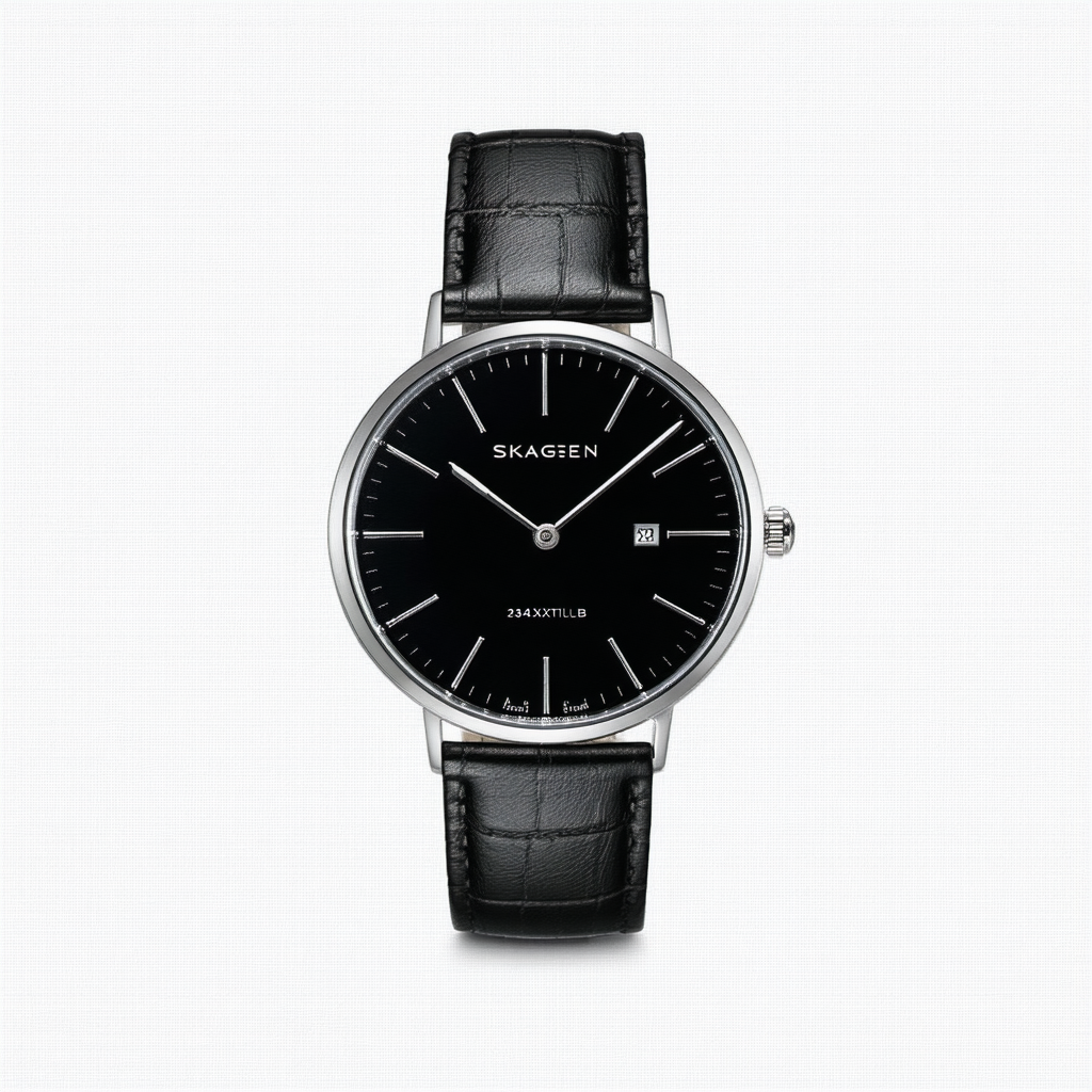 Skagen Men's 234XXLTLB Denmark Black Dial Watch