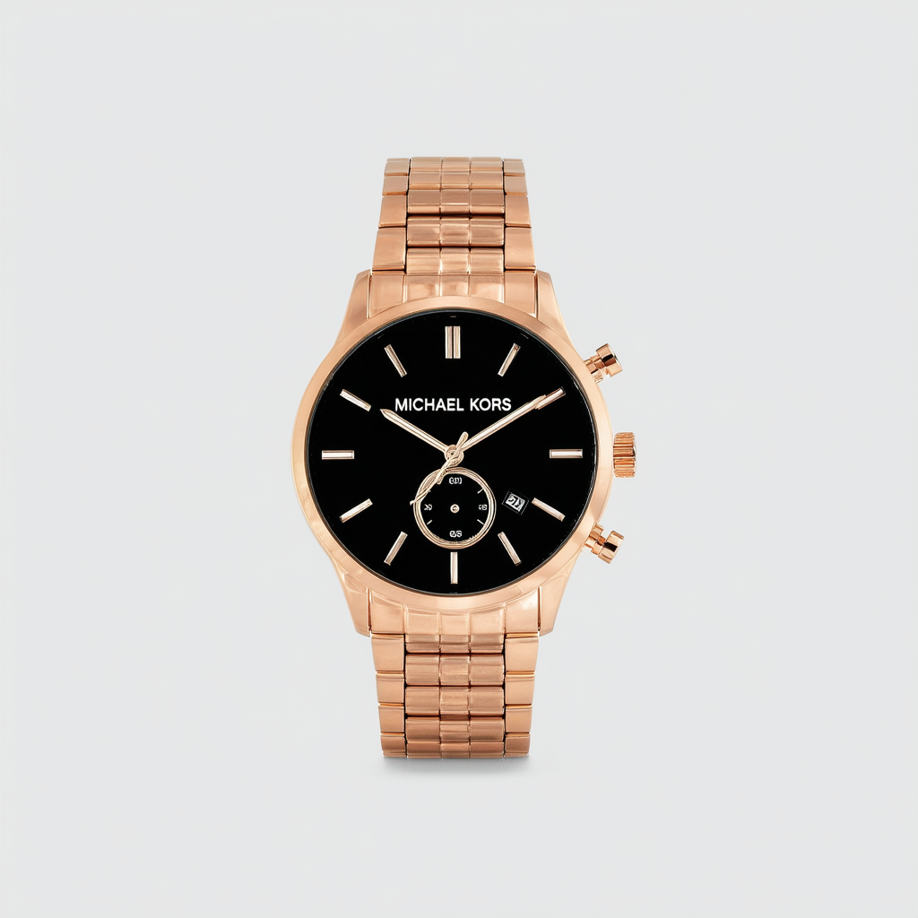 Michael Kors Men's MK8580 Analog Display Analog Quartz Rose Gold Watch