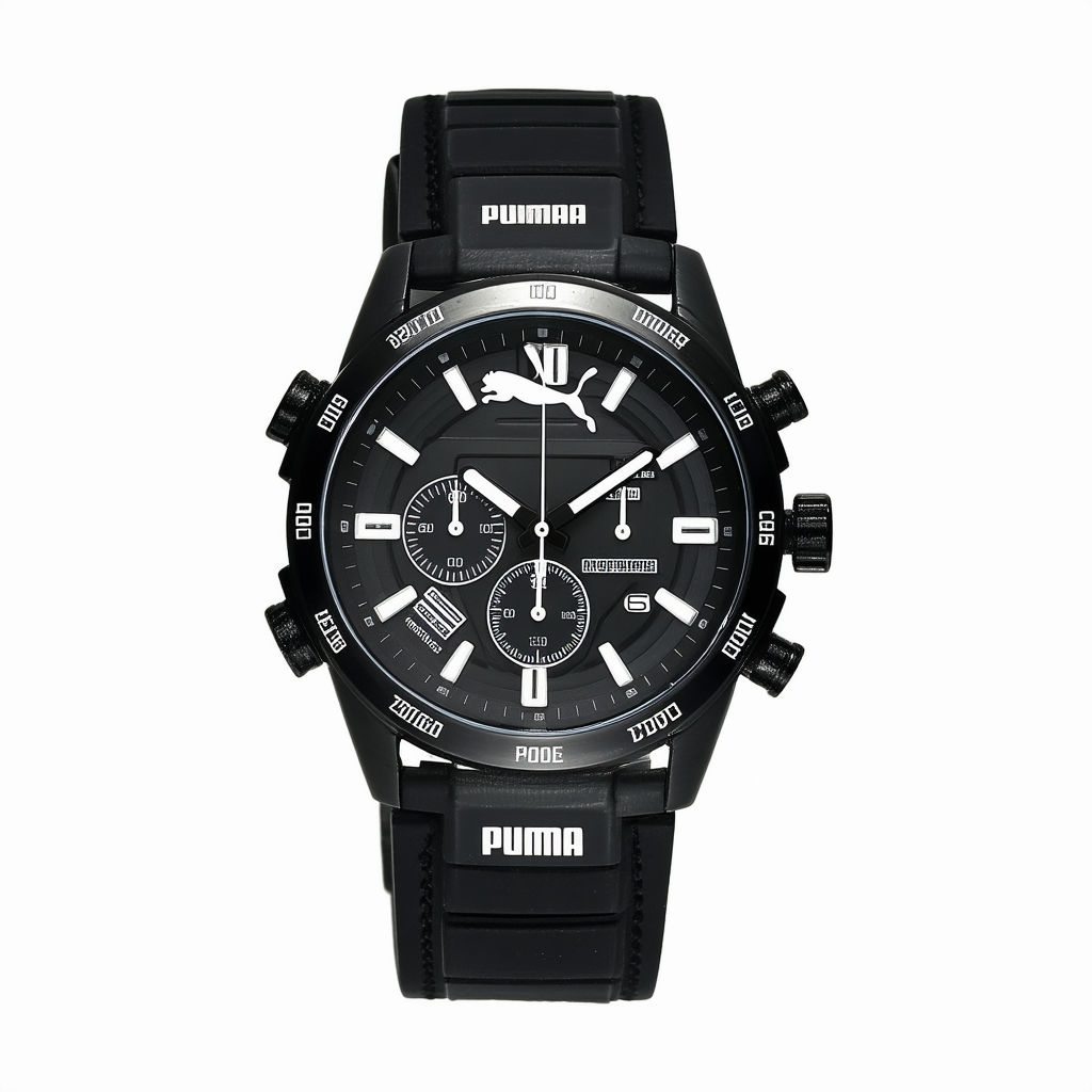 PUMA Men's PU101011001 Motor Sport Collection Top Race Chronograph Watch