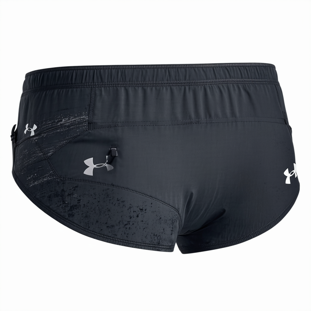 Under Armour UA Qualifier Speedpocket Smudged Crop SM Black