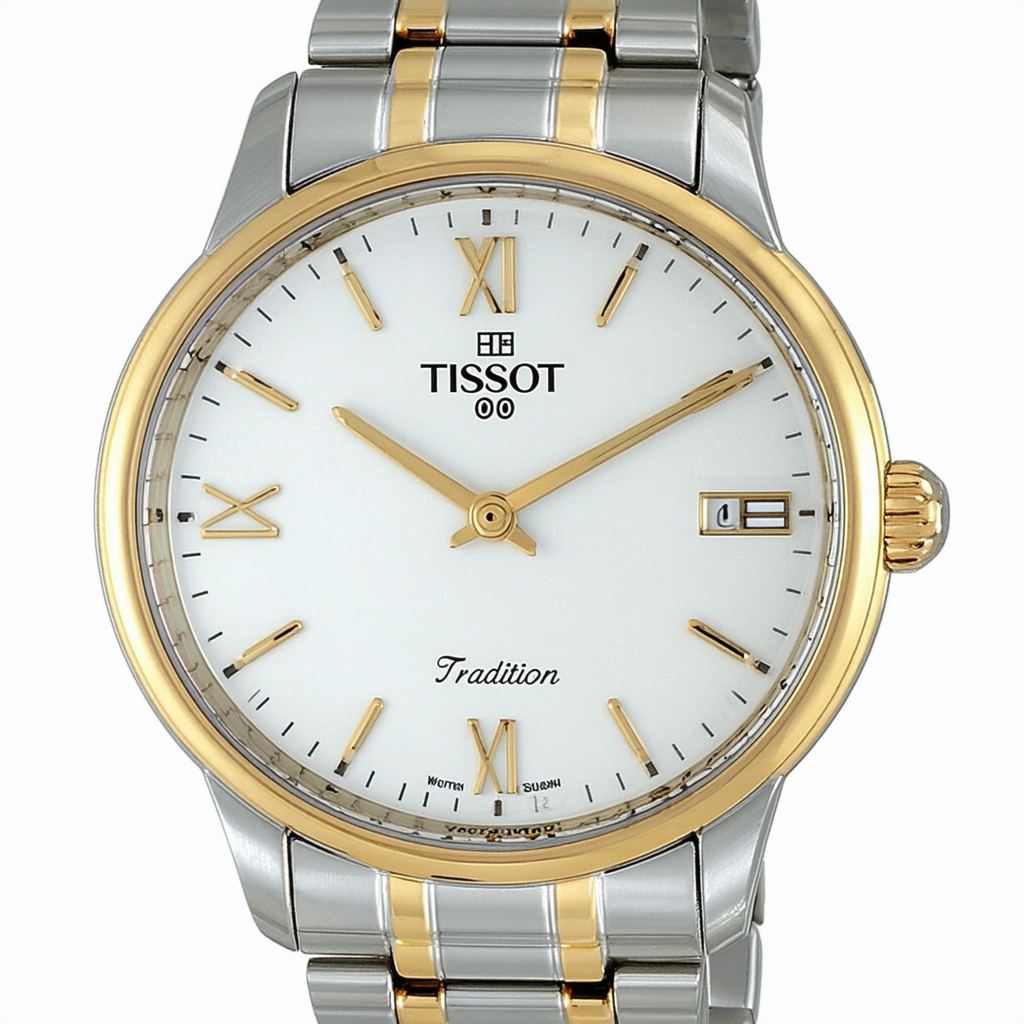 Tissot Women's T0632102203700 Tradition Analog Display Swiss Quartz Two Tone Watch