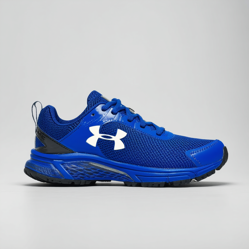 Under Armour Micro G Engage BL 3 Round Toe Synthetic Running Shoe, 5M US Big Kid