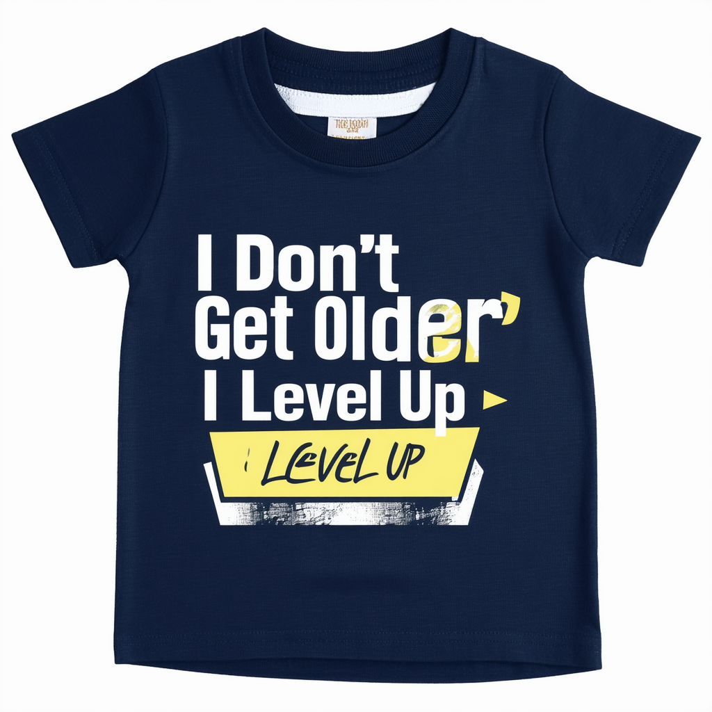 Threadrock Little Boys' I Don't Get Older I Level Up Toddler T-Shirt