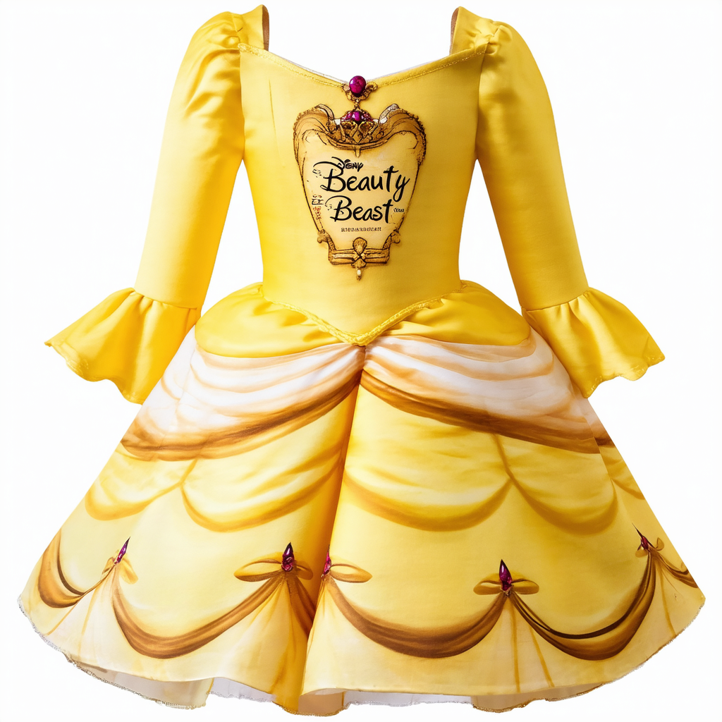 Disney Girls' Beauty and the Beast Belle Birthday Dress